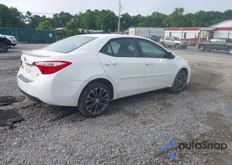 2014 Toyota Corolla S Plus z USA, uszkodzony, nr VIN 2T1BURHE0EC112912